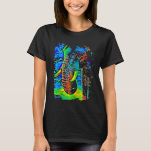 Camiseta Elephant Face Pop Art