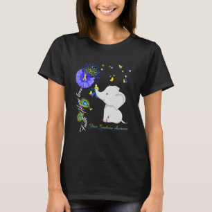 Camiseta Elephant Faith Hope Love Down Syndrome Awaration