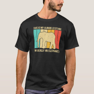 Camiseta Elephant For Men Women Indian Elephant Mammoth Vin