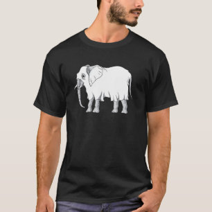 Camiseta Elephant Ghost Halloween Costueen Animal