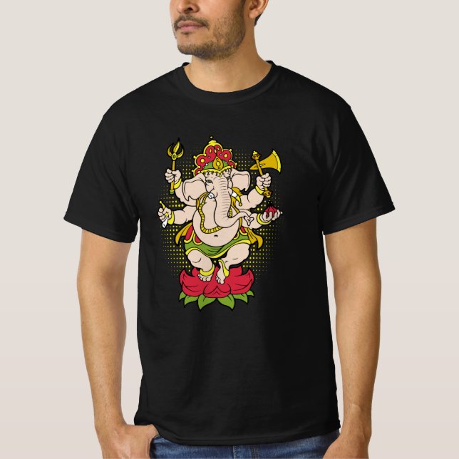 Camiseta Elephant God Ganesha Hindu Ganesh (Anverso)