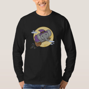 Camiseta Elephant Halloween Brujas Niños Testigos Disfraz