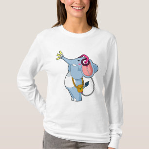 Camiseta Elephant Headphone Music