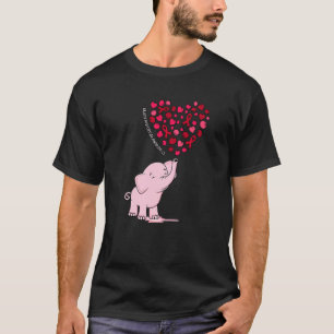 Camiseta Elephant Heart Ribbon Brain Aneurysm Awareness Mon