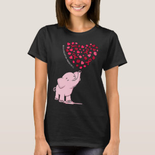 Camiseta Elephant Heart Ribbon Brain Aneurysm Awareness Mon