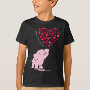 Camiseta Elephant Heart Ribbon Brain Aneurysm Awareness Mon