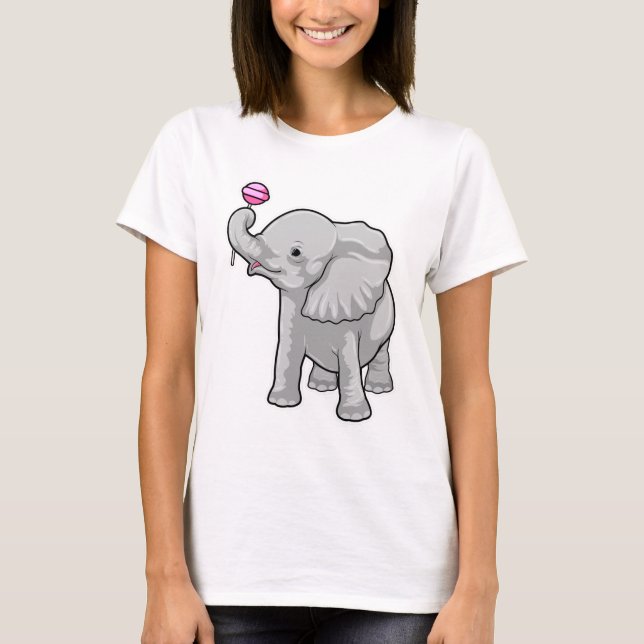 Camiseta Elephant Lollipop (Anverso)