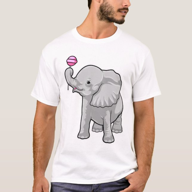 Camiseta Elephant Lollipop (Anverso)