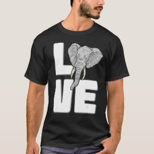 Camiseta Elephant Love Gifts Cute Elephant Graphic Save Ani