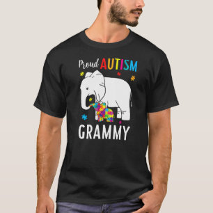 Camiseta Elephant Mamá Niños Autistas Orgulloso Autismo Gra