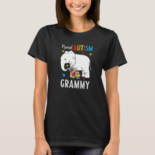 Camiseta Elephant Mamá Niños Autistas Orgullosos Autismo Gr