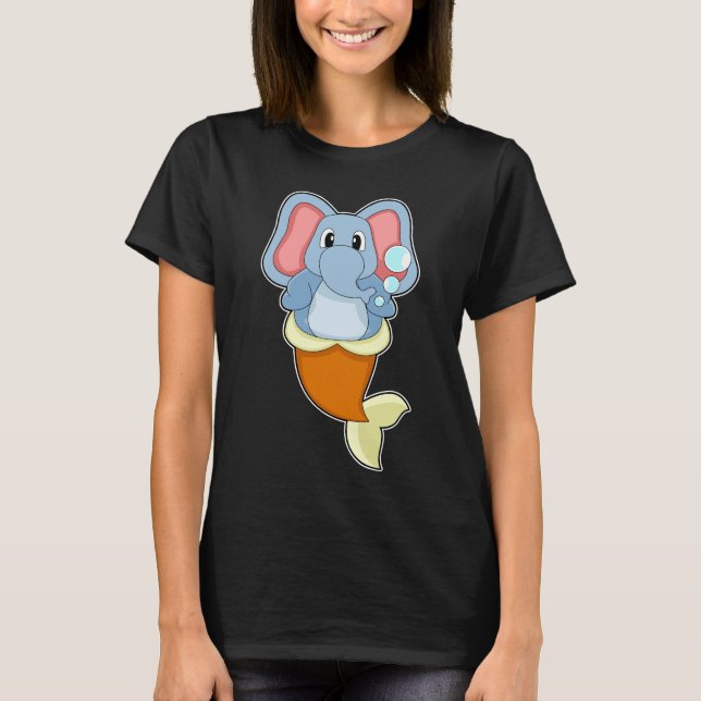 Camiseta Elephant Mermaid (Anverso)