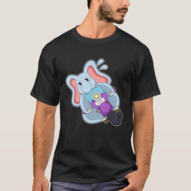 Camiseta Elephant Motorcycle (Anverso)