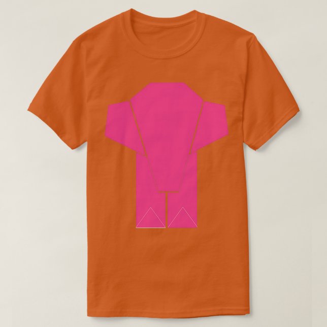 Camiseta Elephant Origami Style (Diseño del anverso)