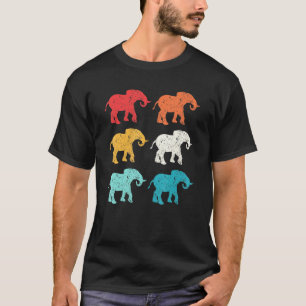 Camiseta Elephant Retro Arte Pop de los años 80