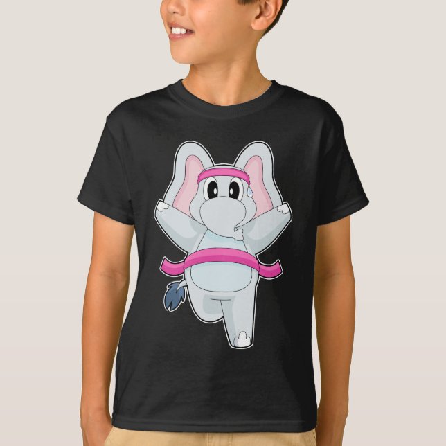 Camiseta Elephant Runner Running Sports (Anverso)