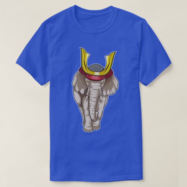 Camiseta Elephant Samurai Martial Arts (Diseño del anverso)