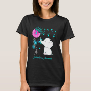 Camiseta Elephant Scleroderma Awareness Scleroderma Ribbon