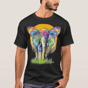 Camiseta Elephant Shirt Men Women Elephant Lover Graphic El