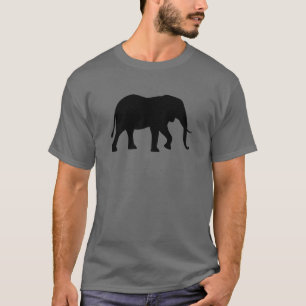 Camiseta Elephant Silhouette Africano