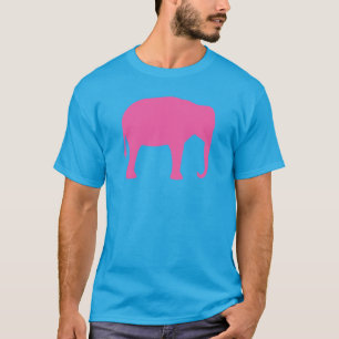 Camiseta Elephant Silhouette rosa