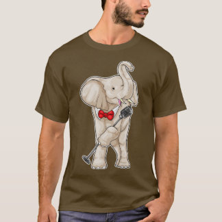 Camiseta Elephant Singer Microphone Music
