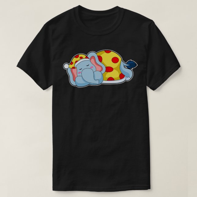 Camiseta Elephant Sleeping Pajamas (Diseño del anverso)