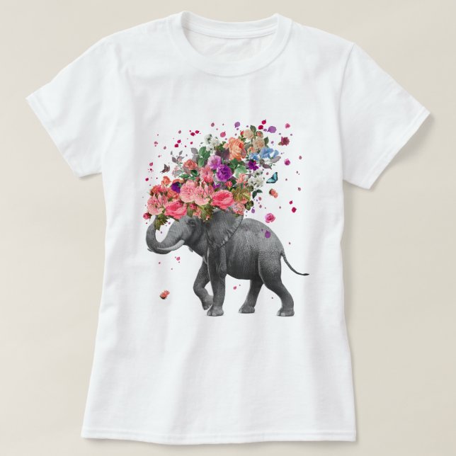 Camiseta Elephant Splash (Diseño del anverso)