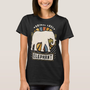 Camiseta Elephant Vintage Classic Retro Animal