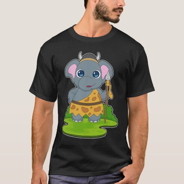 Camiseta Elephant Warrior Spear (Anverso)