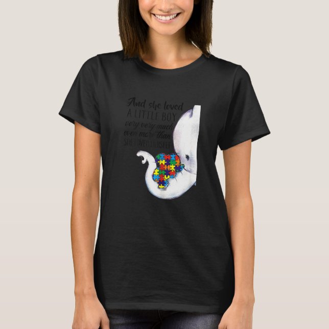 Camiseta Elephant Y A Ella Le Encantaba Mucho Pequeño. (Anverso)