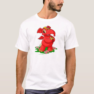 Camiseta Elephante rojo alegre en Shenkuu