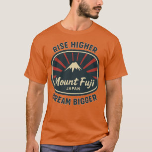 Camiseta Eleva Más Alto, Sueña Más Grande – Mount Fuji Vint
