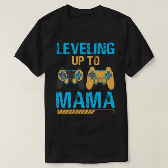Camiseta Elevación Al Juego De Vídeo MAMA Gamer (Diseño del anverso)