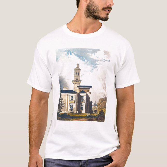Camiseta Elevación de un chalet o de una casa de cazadores (Anverso)