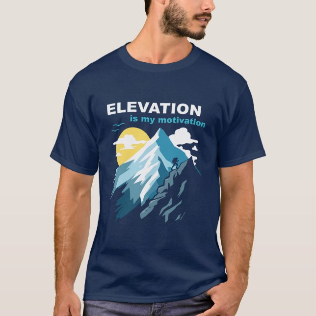 Camiseta Elevación es mi excursión motivacional (Anverso)