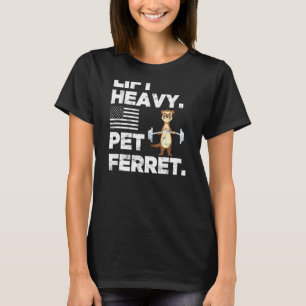 Camiseta Elevación Ferrets pesados Bodybuilding Fitness