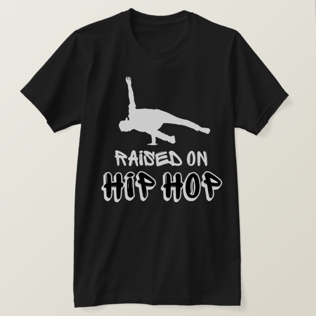 Camiseta Elevado en bailarina de hip hop (Anverso del diseño)