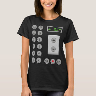 Camiseta Elevador de botones de ascensor Funny Elevador