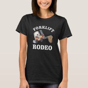 Camiseta Elevador de horquilla del controlador de rodeo cer