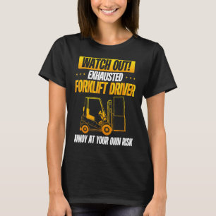 Camiseta Elevador de horquilla sarcástico