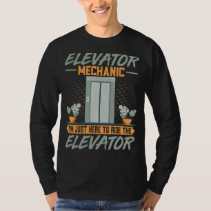 Camiseta Elevador mecánico mecánico de elevador Machinist R