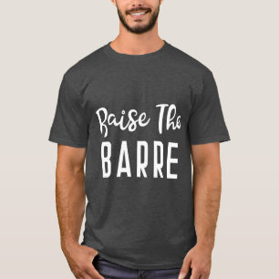 Camiseta Elevar El Ballet De Barre Yoga Mens Mujeres Gimnas