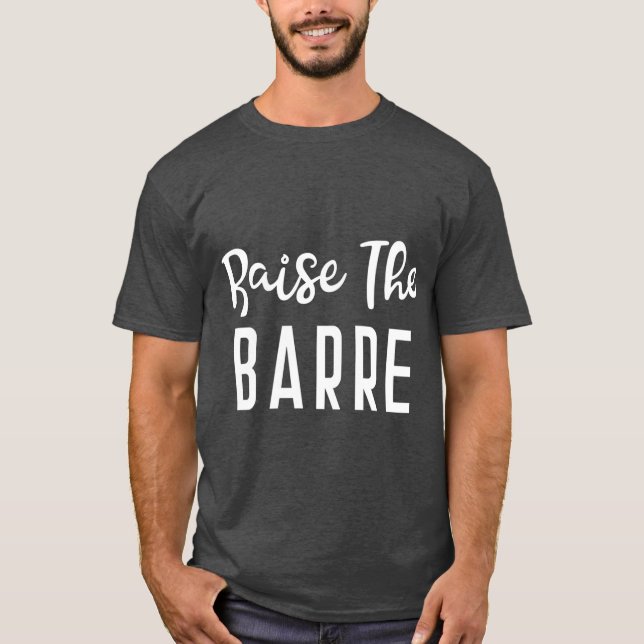 Camiseta Elevar El Ballet De Barre Yoga Mens Mujeres Gimnas (Anverso)