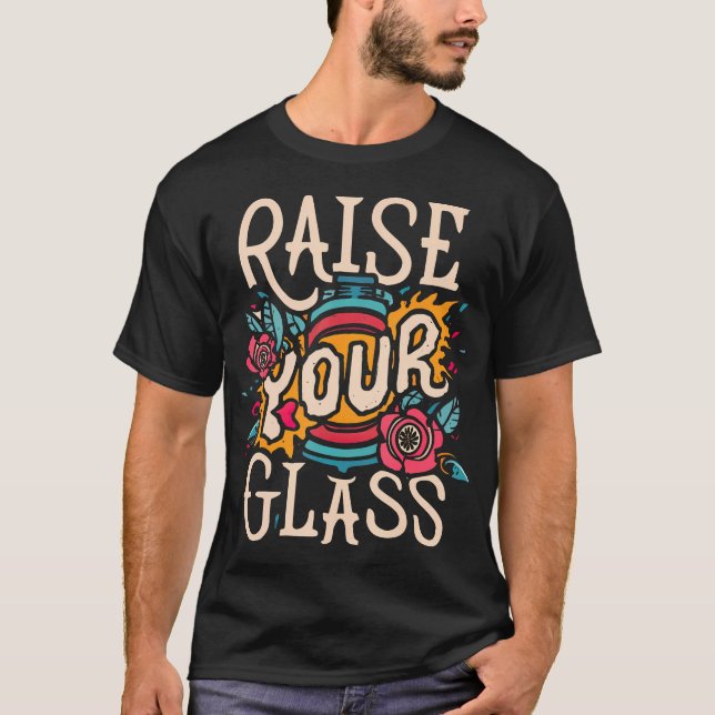 Camiseta Elevar el cristal (Anverso)