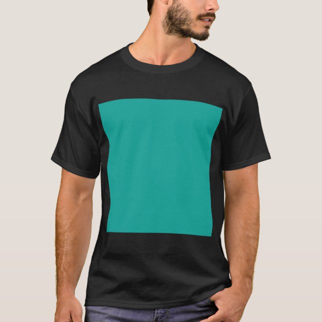 Camiseta Elevar el diseño con un fondo verde (Anverso)