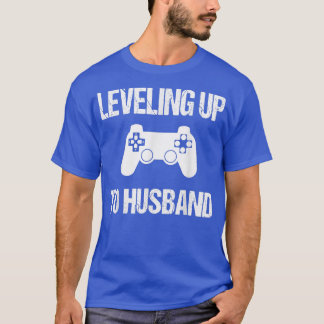 Camiseta Elevar el nivel al compromiso del marido para el v