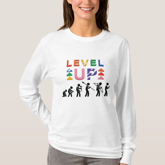 Camiseta Elevar el nivel de su humanidad (Anverso)