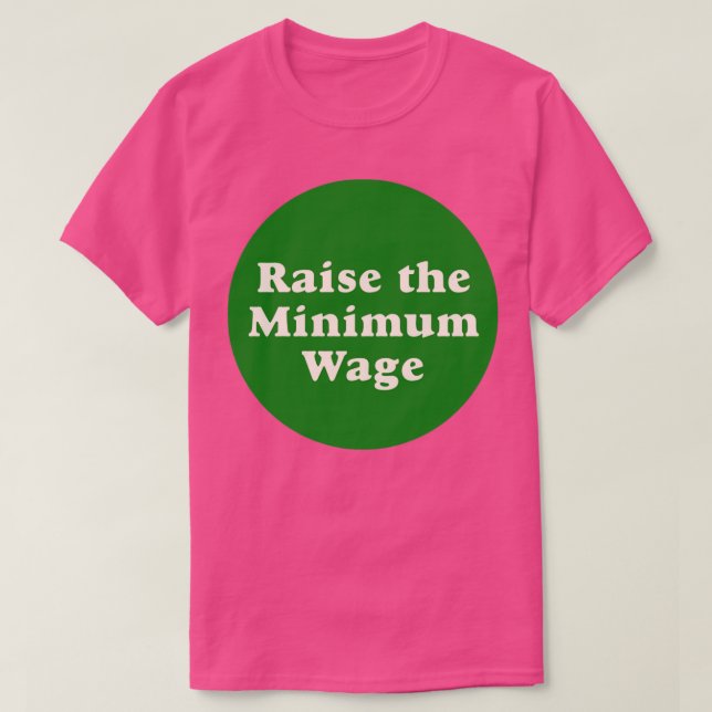 Camiseta Elevar El Salario Mínimo3 (Diseño del anverso)