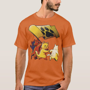 Camiseta Elevar la imagen de Iwo Jima gatita dominación mun